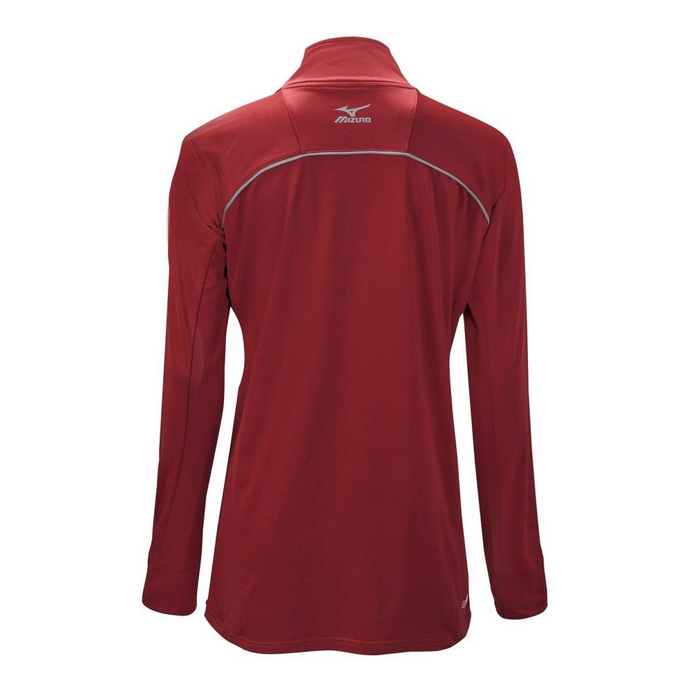 Mizuno Girl's Comp 1/2 Zip Long Sleeve Pullover Mizuno