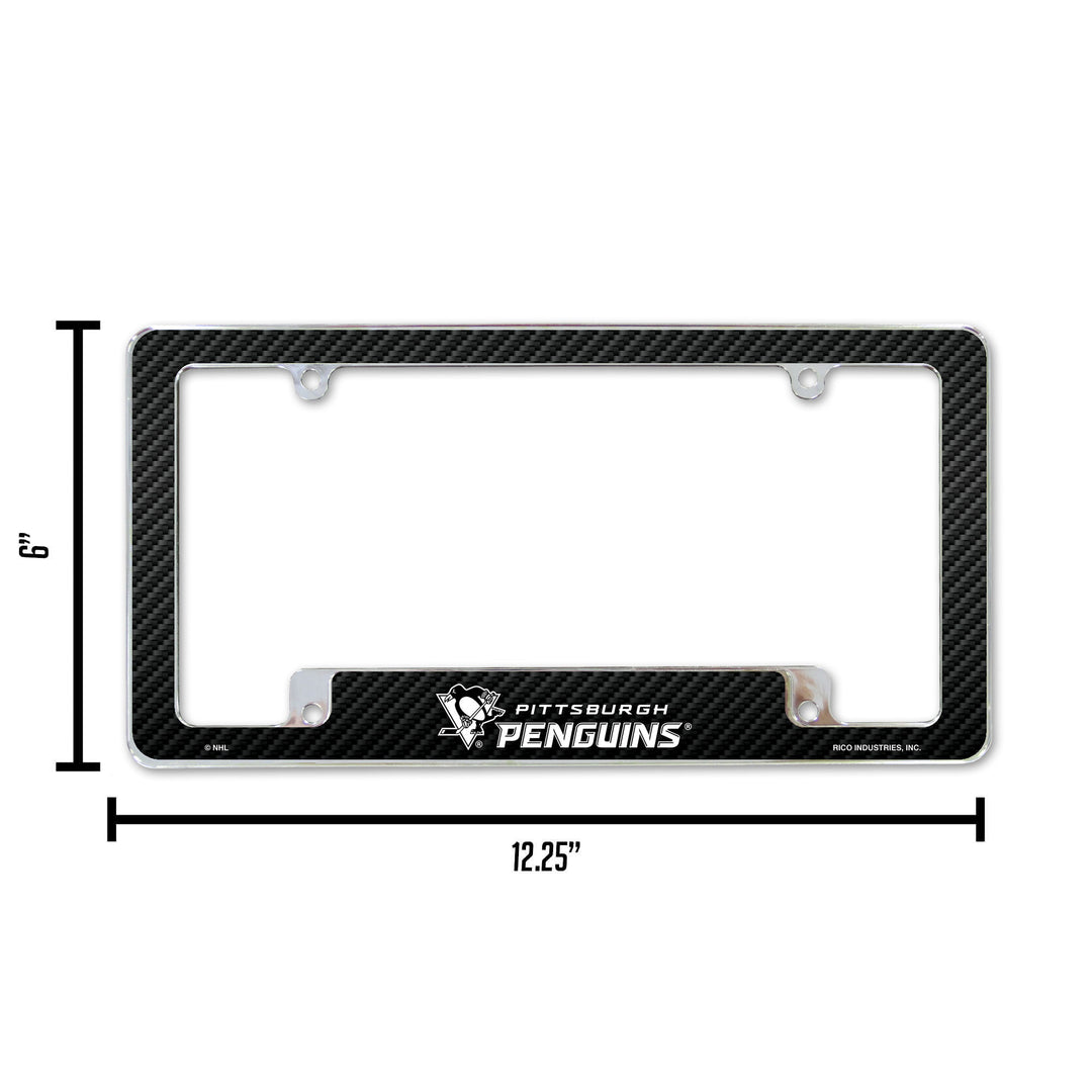 NHL Pittsburgh Penguins All Over Chrome Frame Fan Gear NHL Pittsburgh Penguins