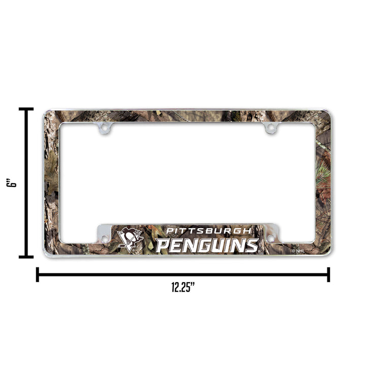 NHL Pittsburgh Penguins All Over Chrome Frame Fan Gear NHL Pittsburgh Penguins