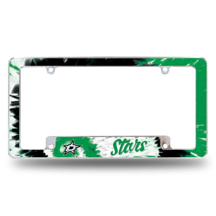 NHL Dallas Stars All Over Chrome Frame Fan Gear NHL Dallas Stars