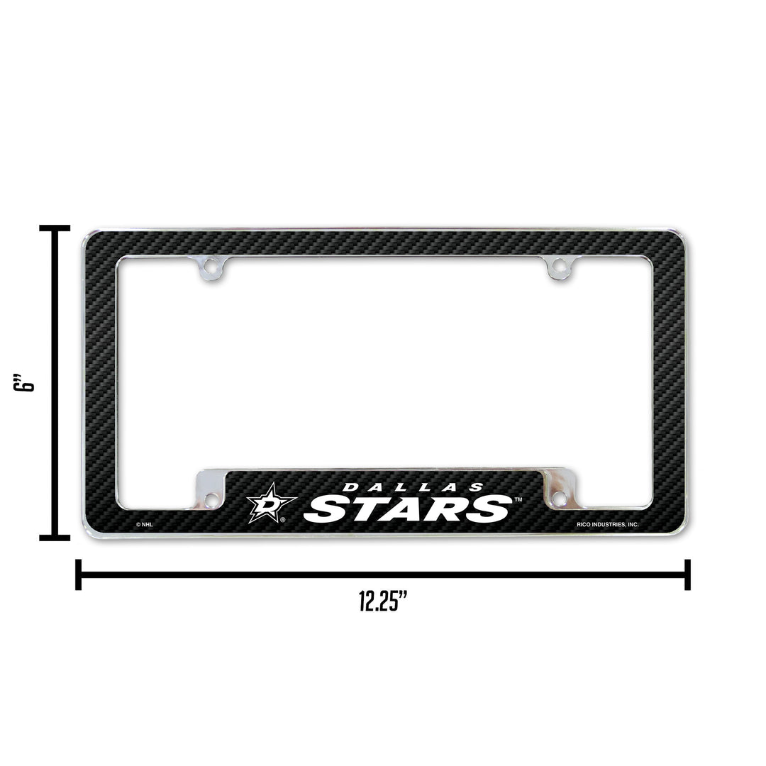 NHL Dallas Stars All Over Chrome Frame Fan Gear NHL Dallas Stars