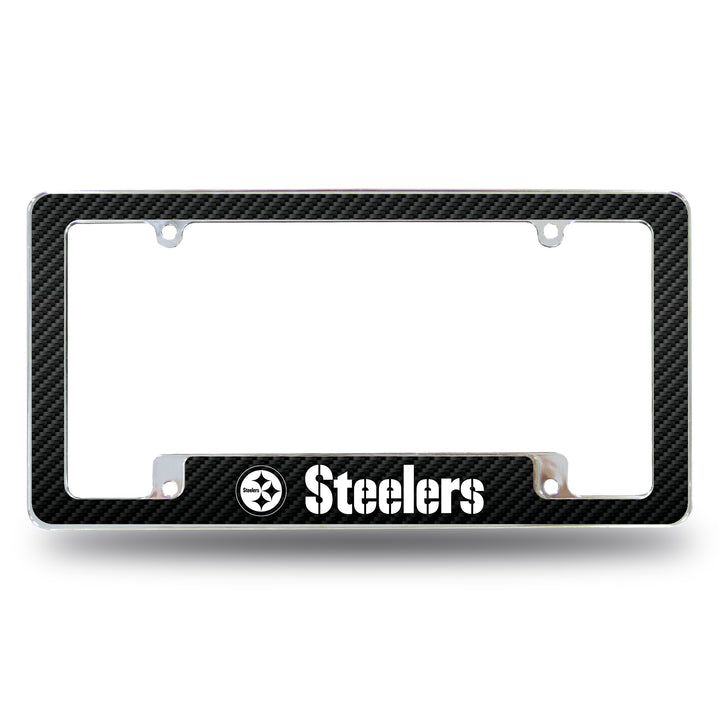 NFL Pittsburgh Steelers All Over Chrome Frame Fan Gear NFL Pittsburgh Steelers