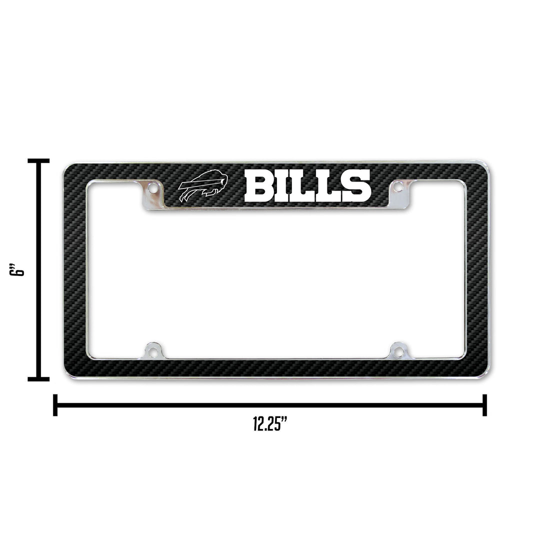 NFL Buffalo Bills All Over Chrome Frame Fan Gear NFL Buffalo Bills