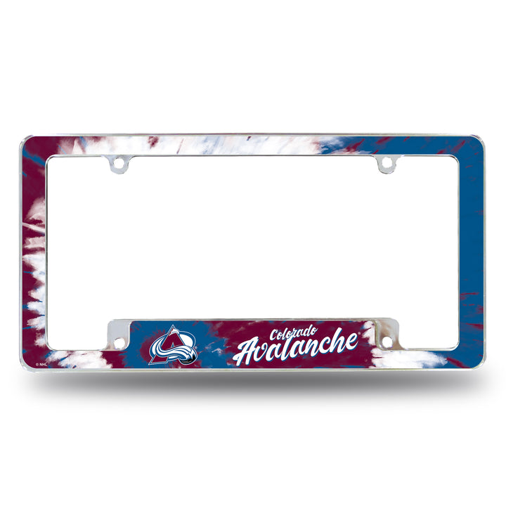 NHL Colorado Avalanche All Over Chrome Frame Fan Gear NHL Colorado Avalanche