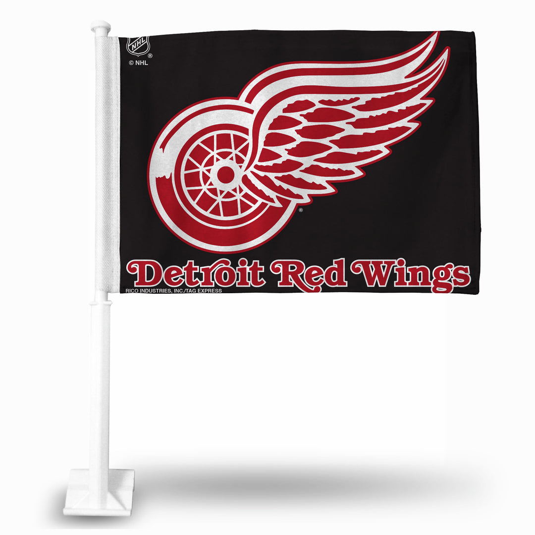 NHL Detroit Red Wings Car Flag Fan Gear NHL Detroit Red Wings