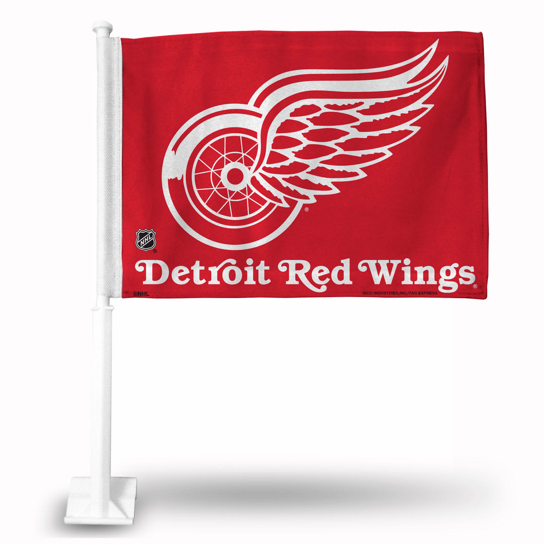 NHL Detroit Red Wings Car Flag Fan Gear NHL Detroit Red Wings