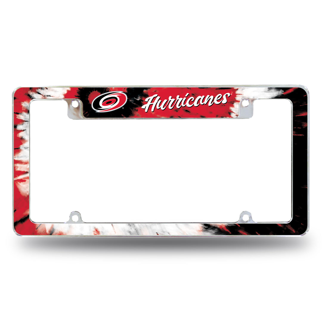 NHL Carolina Hurricanes All Over Chrome Frame Fan Gear NHL Carolina Hurricanes