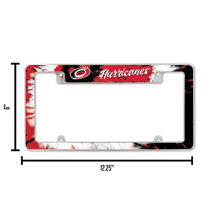 NHL Carolina Hurricanes All Over Chrome Frame Fan Gear NHL Carolina Hurricanes