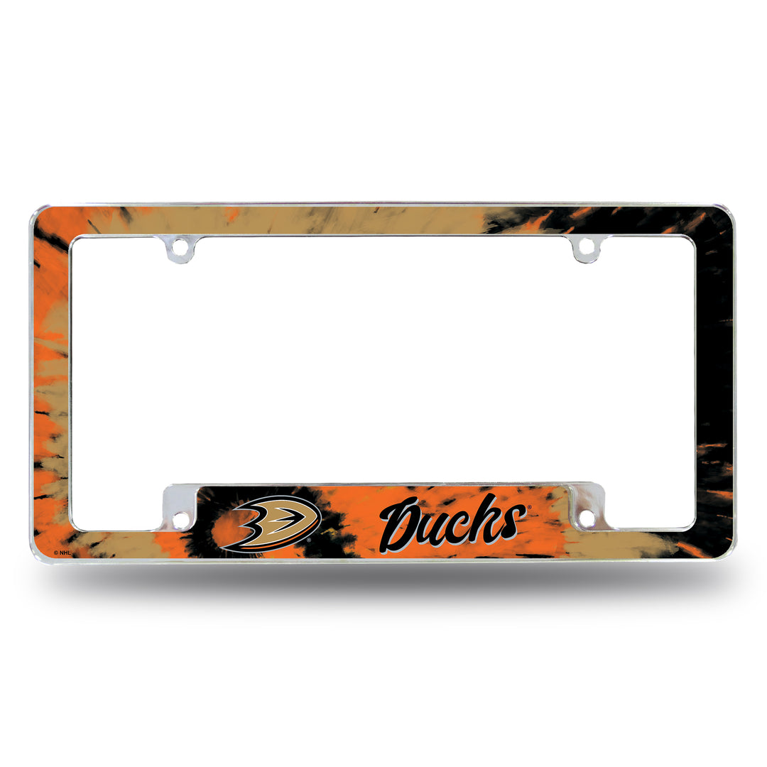 NHL Anaheim Ducks All Over Chrome Frame Fan Gear NHL Anaheim Ducks