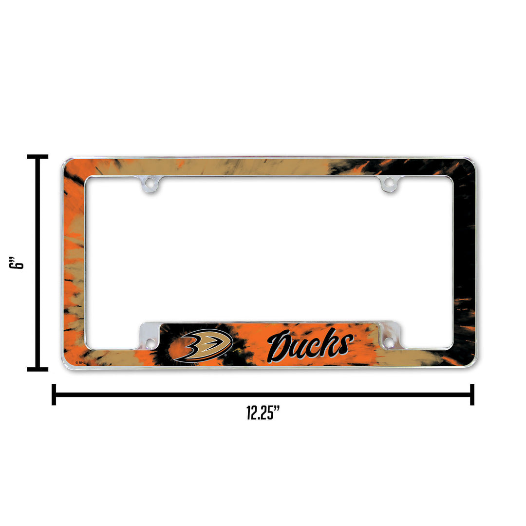 NHL Anaheim Ducks All Over Chrome Frame Fan Gear NHL Anaheim Ducks