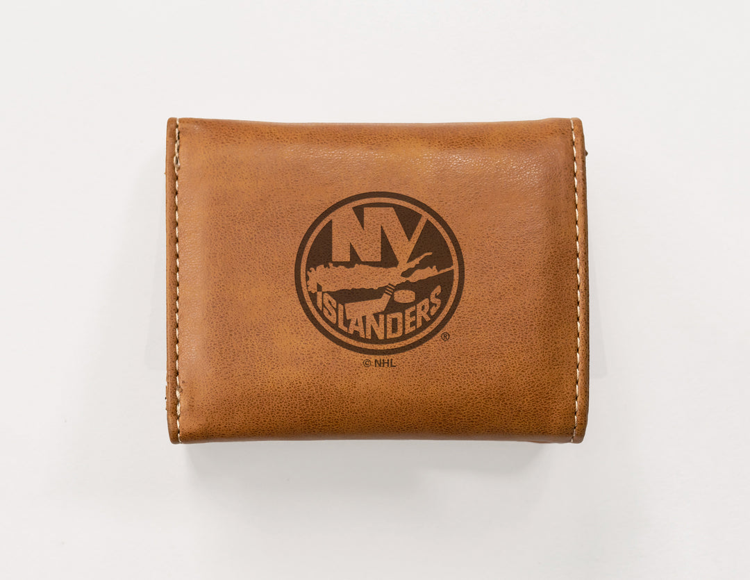 NHL New York Islanders Laser Engraved Trifold Fan Gear NHL New York Islanders