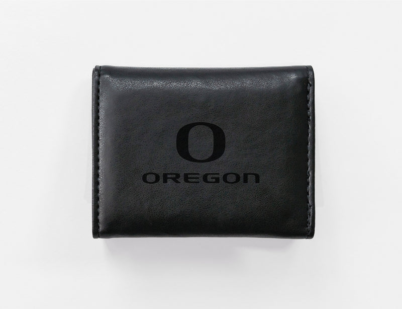 NCAA Oregon Ducks Laser Engraved Tri-Fold Wallet Fan Gear NCAA Oregon Ducks