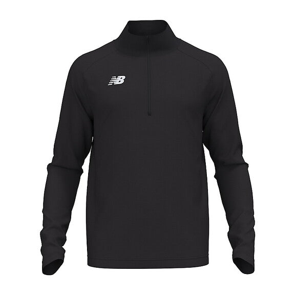 XL Mens popular New Balance Run Bos Boston Half-Zip pullover black neon colors stretchy