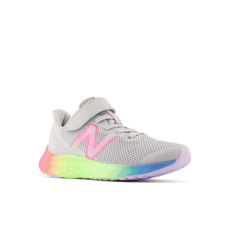 New Balance Youth Girls Fresh Foam Arishi V4 Bungee Lace with Top Strap Running Shoe - PAARIKG4 New Balance