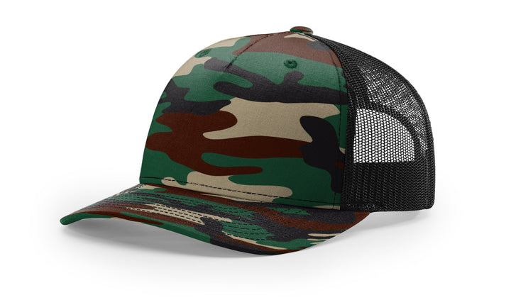 Richardson Printed Five Panel Trucker Hat Richardson