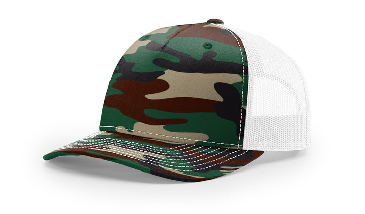 Richardson Printed Five Panel Trucker Hat Richardson