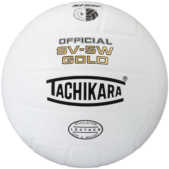 Tachikara SV5W Gold Premium Leather Volleyball Tachikara