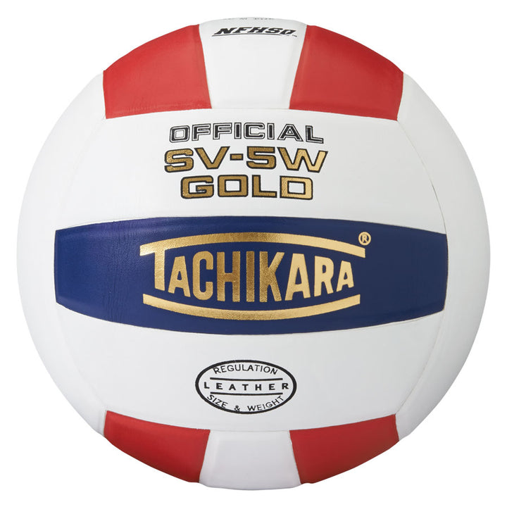 Tachikara SV5W Gold Premium Leather Volleyball Tachikara