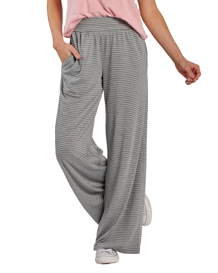 Boxercraft Ladies' Evelyn Stripe Wide Leg Pants Boxercraft