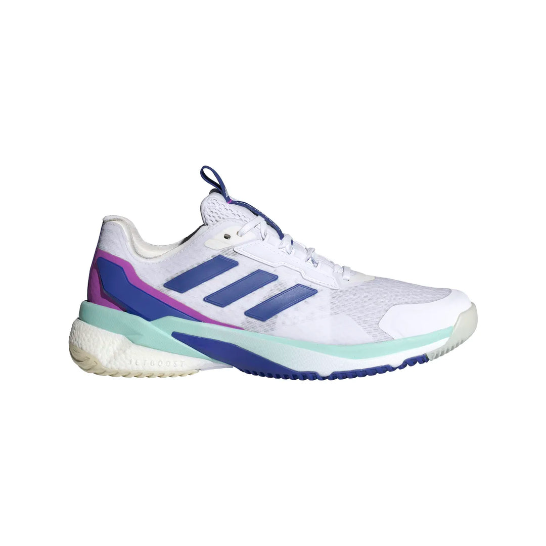 Adidas Women s Crazyflight 5 Volleyball Shoes Cloud White Lucid Blue Semi Flash Aqua 11.5