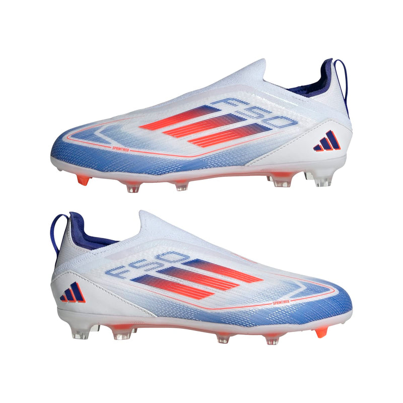 adidas Youth F50 Pro Laceless Firm Ground Soccer Shoes Soccer Footwear Youth