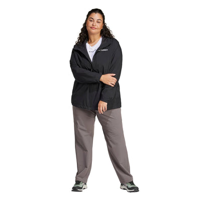 adidas Women's Terrex Multi 2L Rain.Rdy Jacket Plus Size Womens Apparel Jackets & Vests