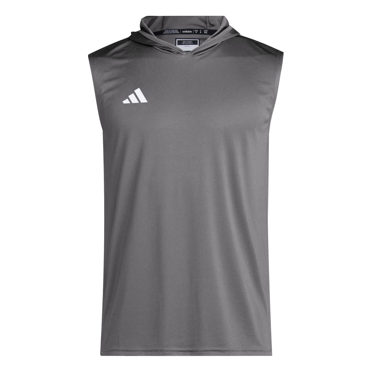 Adidas sleeveless zip up hoodie best sale