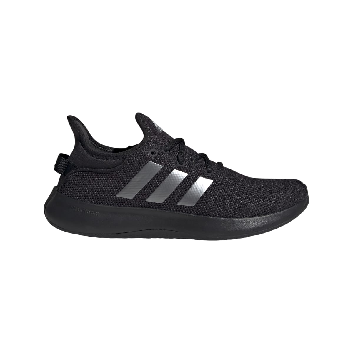 Adidas women's cloudfoam black online