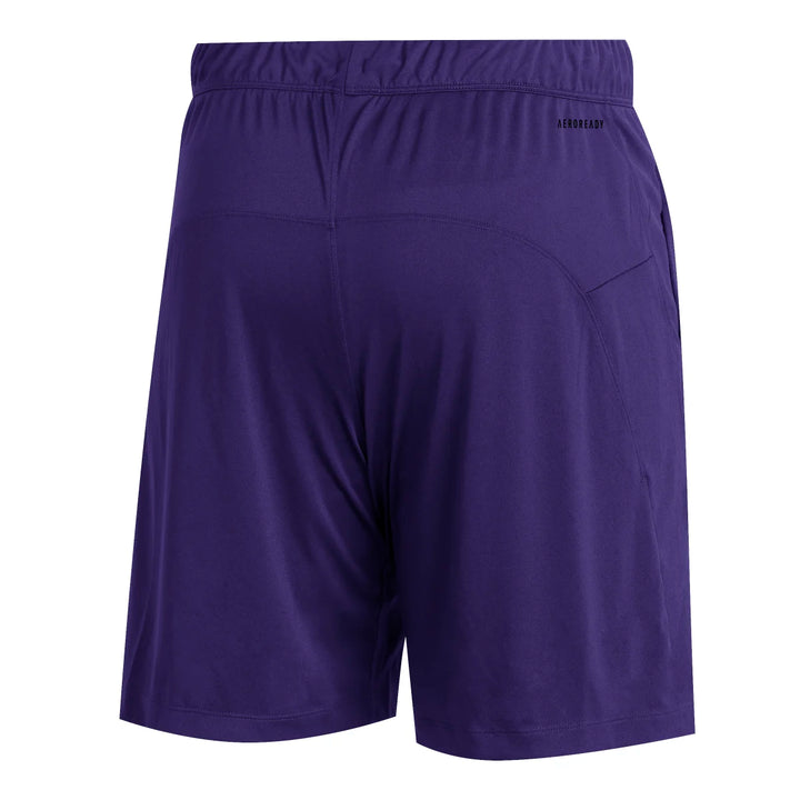 adidas Men's Aeroready Purple Training Shorts With Pockets Mens Apparel Shorts