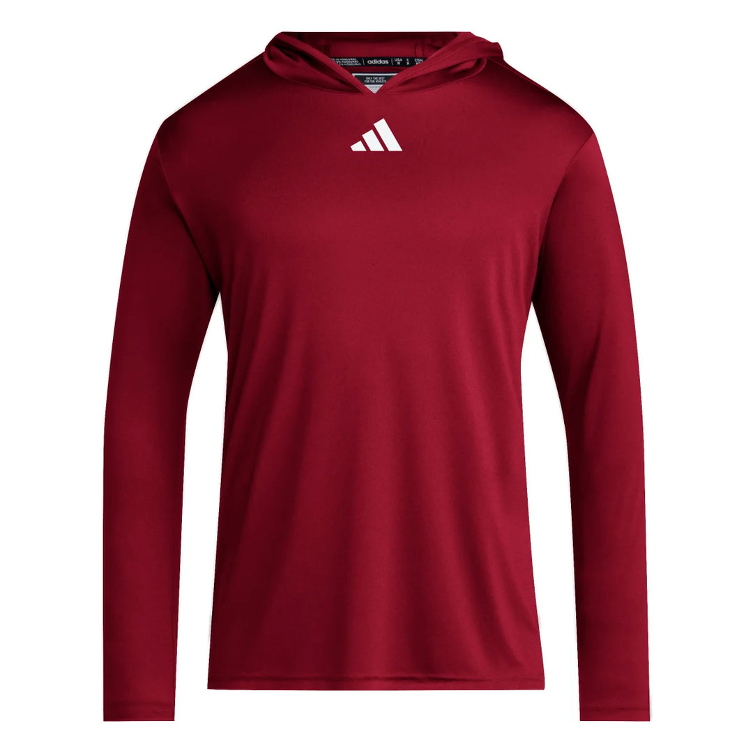 adidas Men s D4T Long Sleeve Lightweight Hoodie League Outfitters