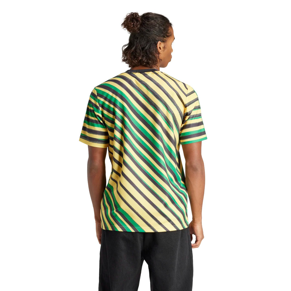 adidas Men's JFF Jamaica Trefoil Soccer Jersey Soccer Uniforms & Apparel All