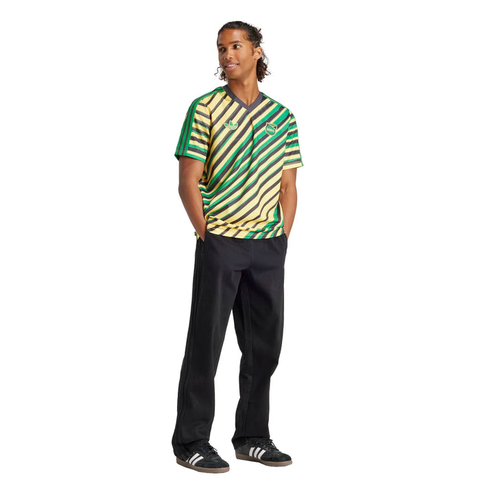 adidas Men's JFF Jamaica Trefoil Soccer Jersey Soccer Uniforms & Apparel All