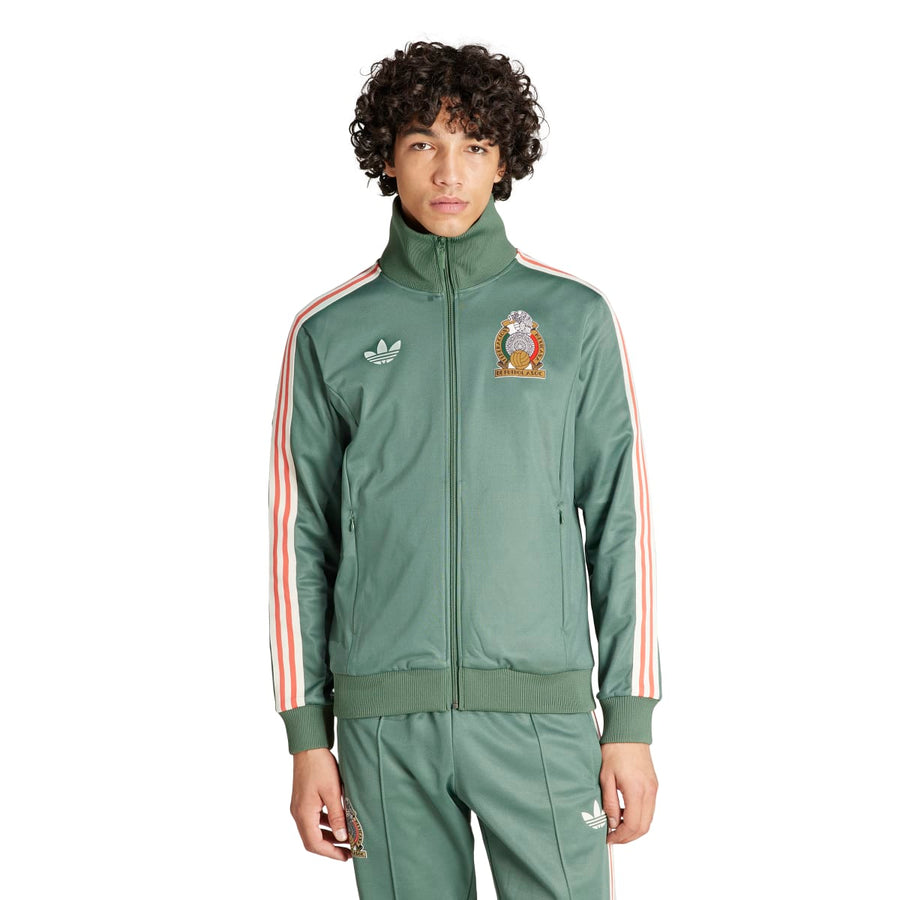 adidas Men's FMF Mexico Beckenbauer Soccer Track Top Soccer Uniforms & Apparel All