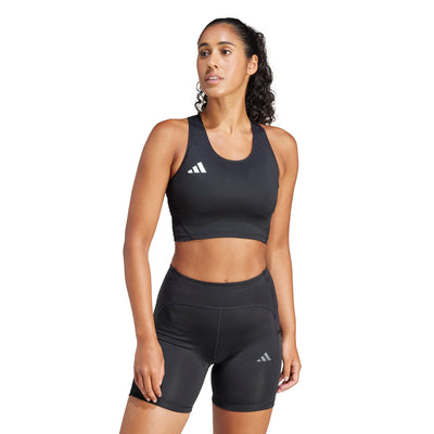 adidas Women's Adizero Essentials Running Crop Top Womens Apparel Shirts & Tops