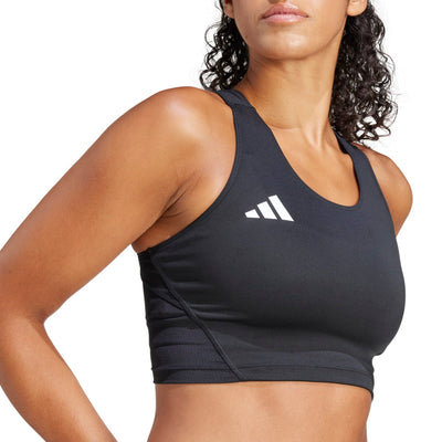 adidas Women's Adizero Essentials Running Crop Top Womens Apparel Shirts & Tops