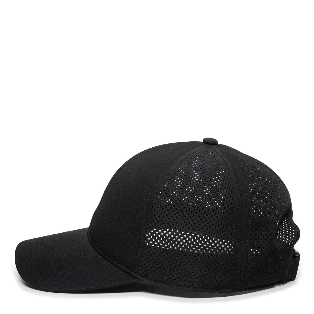 Outdoor Cap OC803 Perforated Structured Solid Back Hat Unisex Accessories Hats & Caps