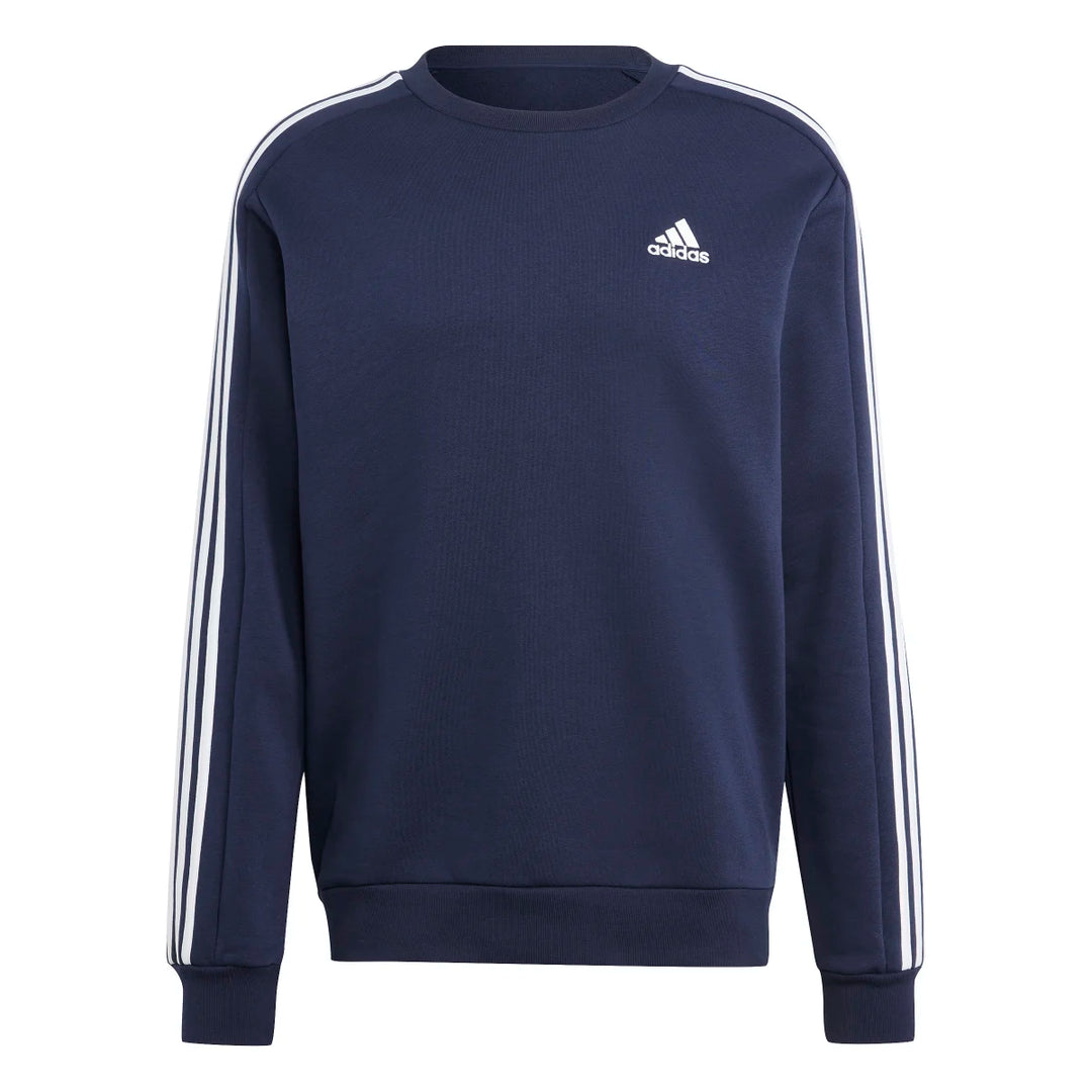 adidas Men s Essentials Fleece 3 Stripes Sweatshirt League Outfitters