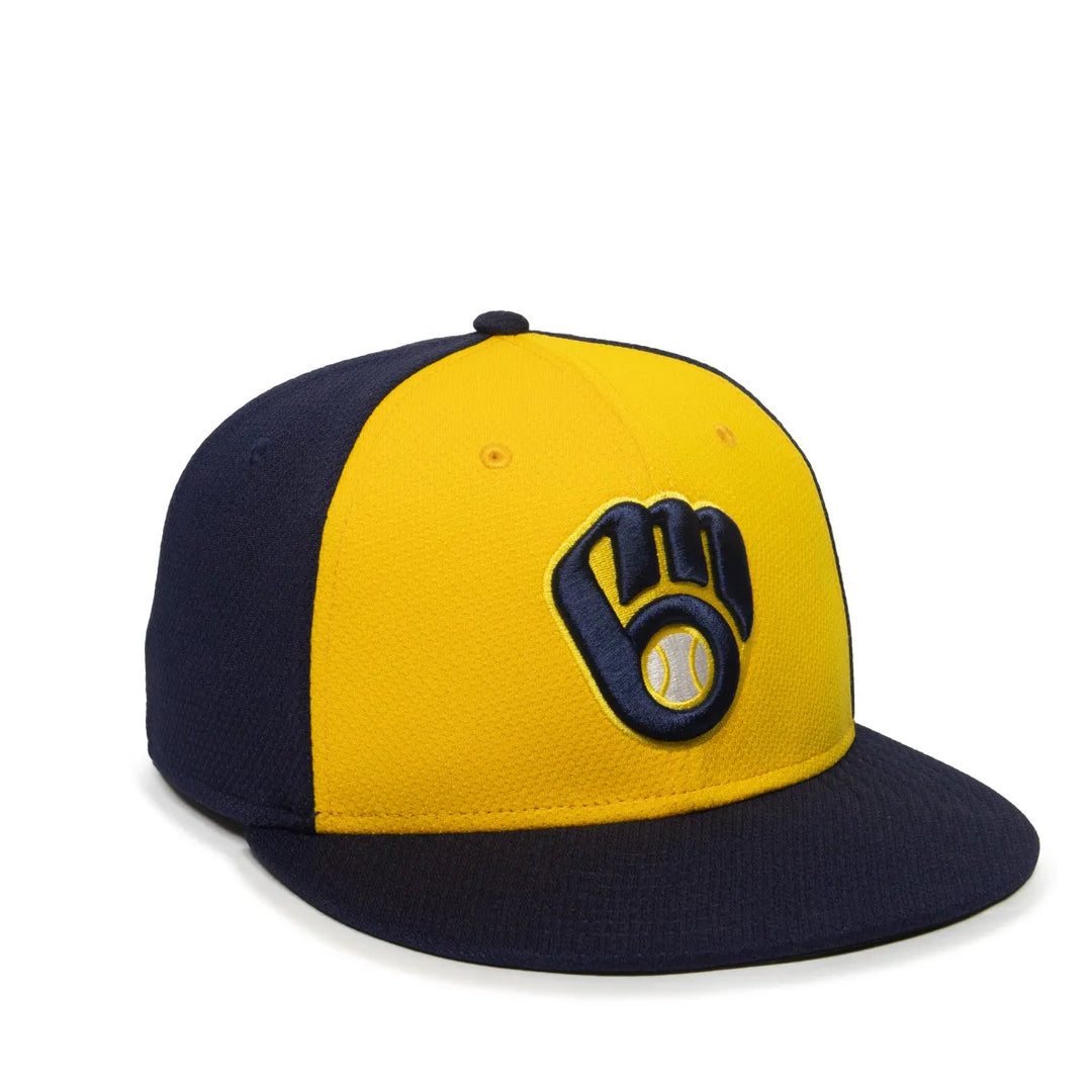 Outdoor Cap Milwaukee Brewers™ MLB® Replica Structured Solid Panel Hat MLB-400 Fan Gear MLB Milwaukee Brewers