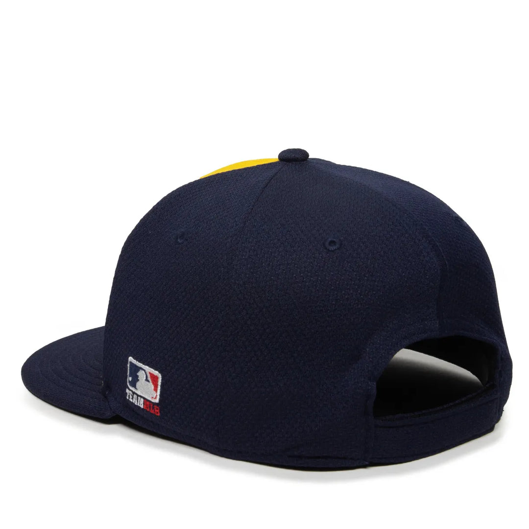 Outdoor Cap Milwaukee Brewers™ MLB® Replica Structured Solid Panel Hat MLB-400 Fan Gear MLB Milwaukee Brewers