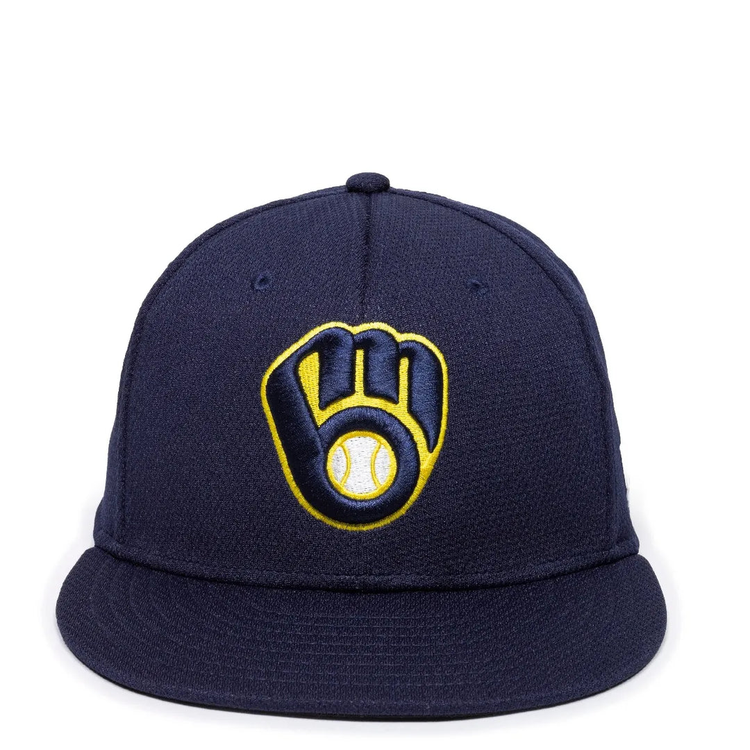 Outdoor Cap Milwaukee Brewers™ MLB® Replica Structured Solid Panel Hat MLB-400 Fan Gear MLB Milwaukee Brewers