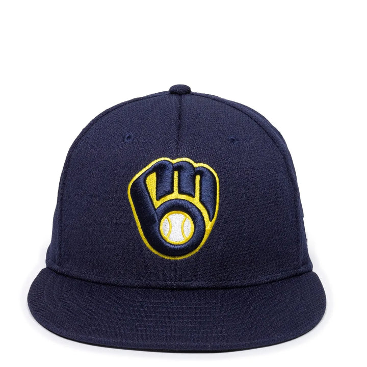 Outdoor Cap Milwaukee Brewers™ MLB® Replica Structured Solid Panel Hat MLB-400 Fan Gear MLB Milwaukee Brewers