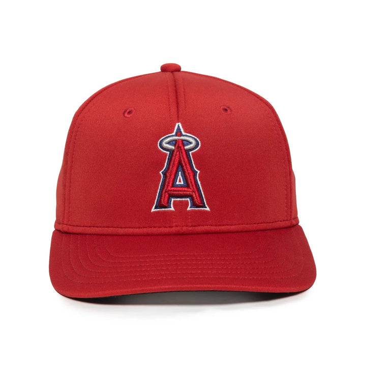 Outdoor Cap Los Angeles Angels™ Official MLB® Replica Structured Solid Panel Hat MLB-600 Fan Gear MLB Los Angeles Angels