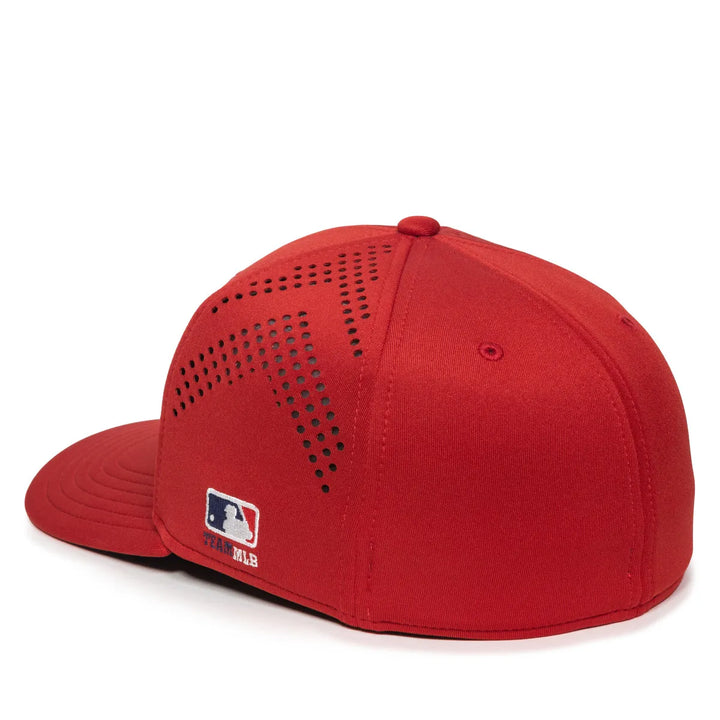 Outdoor Cap Los Angeles Angels™ Official MLB® Replica Structured Solid Panel Hat MLB-600 Fan Gear MLB Los Angeles Angels