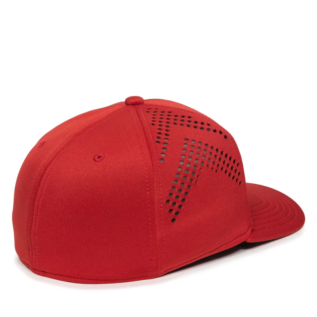 Outdoor Cap Los Angeles Angels™ Official MLB® Replica Structured Solid Panel Hat MLB-600 Fan Gear MLB Los Angeles Angels