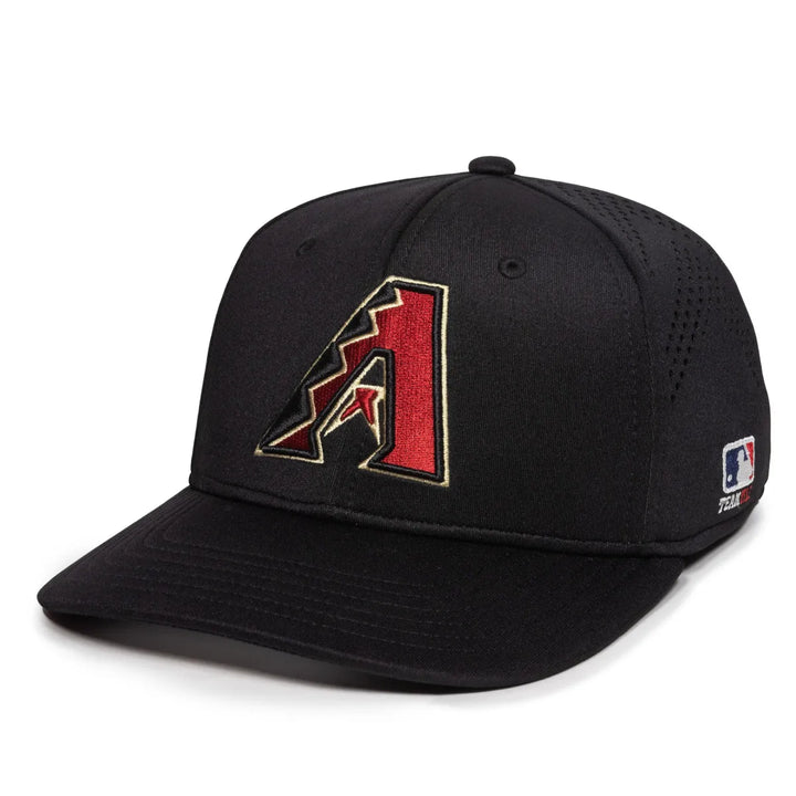 Outdoor Cap Arizona Diamondbacks™ Official MLB® Replica Structured Solid Panel Hat MLB-600 Fan Gear MLB Arizona Diamondbacks