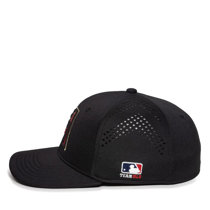 Outdoor Cap Arizona Diamondbacks™ Official MLB® Replica Structured Solid Panel Hat MLB-600 Fan Gear MLB Arizona Diamondbacks