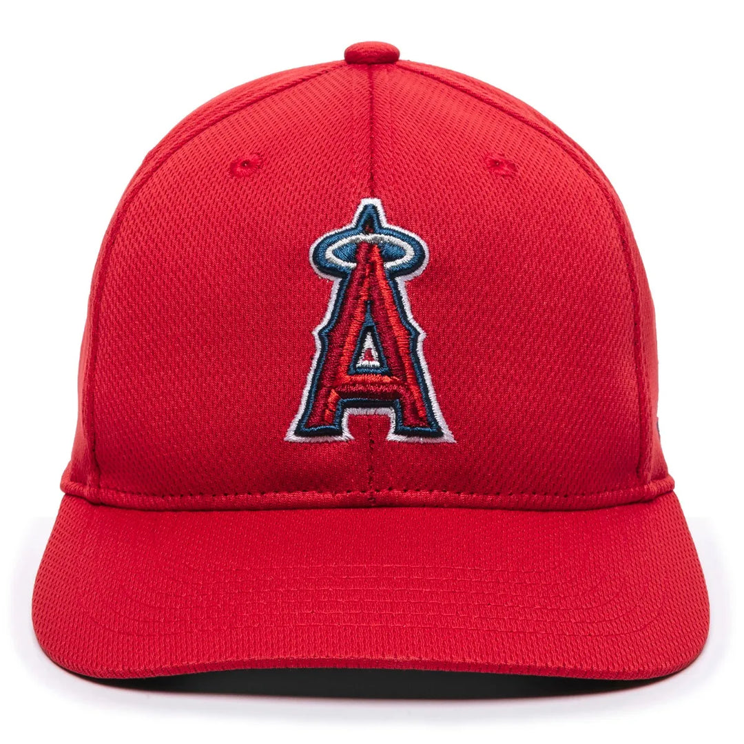 Outdoor Cap Los Angeles Angels™ MLB® Replica Structured Solid Panel Hat MLB-350 Fan Gear MLB Los Angeles Angels