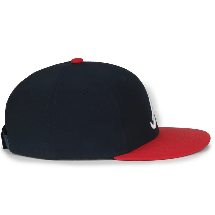 Outdoor Cap Atlanta Braves™ MLB® Replica Structured Solid Panel Hat MLB-450 Fan Gear MLB Atlanta Braves