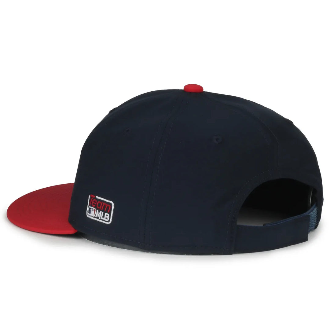 Outdoor Cap Atlanta Braves™ MLB® Replica Structured Solid Panel Hat MLB-450 Fan Gear MLB Atlanta Braves