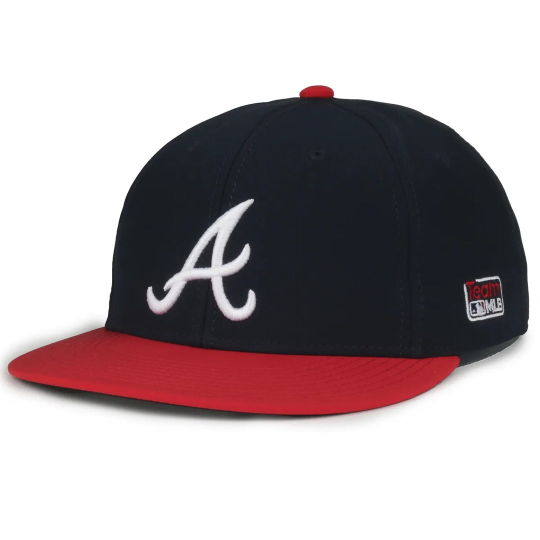 Outdoor Cap Atlanta Braves™ MLB® Replica Structured Solid Panel Hat MLB-450 Fan Gear MLB Atlanta Braves